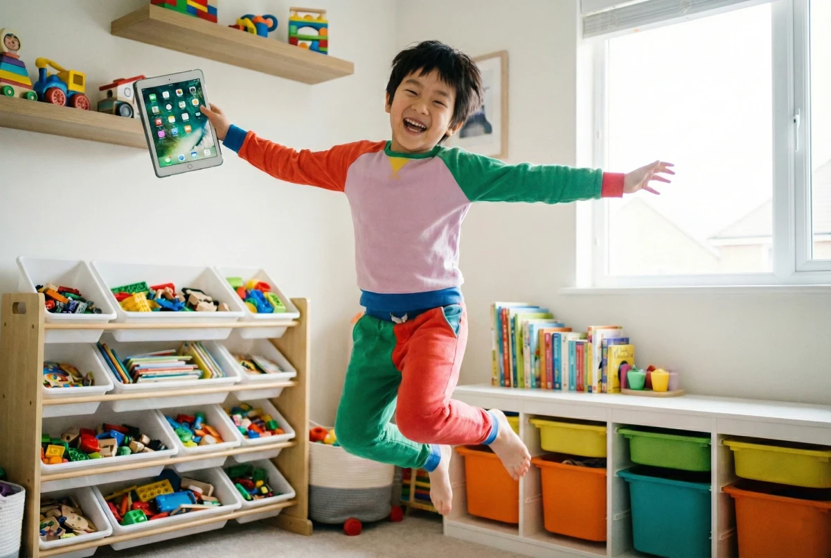 Bé học tiếng Anh vui vẻ